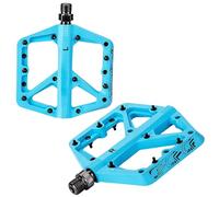 Pedales planos para bicicleta con rodamiento sellado suave, base ancha, adecuados para entusiastas del ciclismo de carretera, accesorios de ciclismo de estabilidad