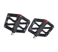 Pedales planos, pedales para bicicleta, pedales de bicicletas a prueba de stock ligeros y desiguales | Equipo de bicicleta, deportes de potencia -para freeride, senderos, país, familia, amigos, hogar