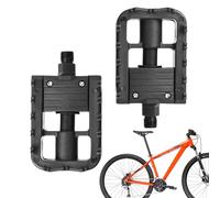 Pedales planos, Road Cycling Pedals, Diseño ligero sin deslizar, Sturdy Replacement with Reflective Strips for Urban Commute, E-Bike Riding, Enhanced Safety and Performance