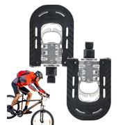 Pedales planos, Road Cycling Pedals, Diseño ligero sin deslizar, Sturdy Replacement with Reflective Strips for Urban Commute, E-Bike Riding, Enhanced Safety and Performance