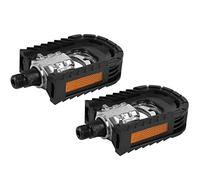 Pedales Plegables para Bicicleta con Reflectores 1 Par Accesorios de Ciclismo Plegable para Mayor Seguridad y Portabilidad