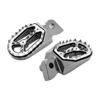 Pedales Reposapies Moto Compatible Con KX250 2005 2006 2007 2008 1 Par De Reposapiés Delanteros Y Traseros Para Motocicleta, Pedal De Aluminio