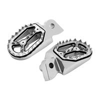 Pedales Reposapies Moto Compatible Con KX250 2005 2006 2007 2008 1 Par De Reposapiés Delanteros Y Traseros Para Motocicleta, Pedal De Aluminio
