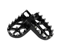 Pedales Reposapiés Reposapiés para MSX 125 para GROM 125 2013 2022 para Monkey 125 2020 2022 CNC Motocicleta Ciclomotores Scooters Reposapiés Delanteros(Negro)