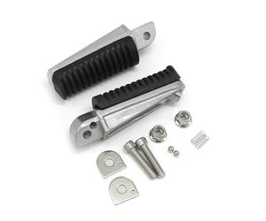 Pedales Reposapiés Traseros Motocicleta, Compatibles para TDM900, TDM900A, XJ6F, XJ6N, XJ6S, XJ600, XJR400, FJ1200, FZ1-N, FZ1-S Y FZ1S 8 Mm Reposapiés Estriberas