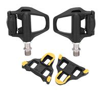 Pedales -SL de Bicicleta de Carretera y Montaña - Plataforma de 9/16 Pulgadas con Placas, Aleación de Aluminio para Trekking