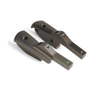 Pedales soporte CNC Ajuste para Vespa GTS GTV 300 250 GT 125 200 estriberas traseras accesorios reposapiés pasajero motocicleta Reposapies Trasero(Bronze - A)