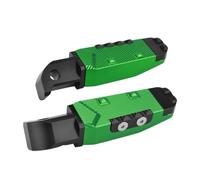 Pedales soporte CNC Ajuste para Yamaha MT07 MT09 XSR700 XSR900 XJ6 FZ6 FAZER S2 clavijas pie traseras delanteras Pedal pasajero Reposapies Trasero(J(Rear))