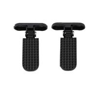 Pedales Traseros Bicicleta Clavijas Pie Plegables Metal para Bicicleta Eléctrica Motocicleta Reposapiés Trasero Pedal Antideslizante Motocicletas Clavijas De Pie Pedales(43-51mm Hole)