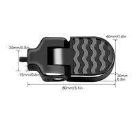 Pedales Traseros de Bicicleta Estriberas Plegables de aleación de Aluminio Reposapiés para Bicicletas de montaña Asiento Trasero Soporte para pasajeros Diseño Duradero