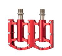 Pedales ultraligeros de aleación Aluminio, 3 rodamientos sellados con Tacos for Bicicleta Plegable montaña y Carretera, MTB BMX, 248g