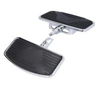 Pedales universales ajustables for el suelo del pasajero trasero de la motocicleta, reposapiés anchos for estribos traseros.