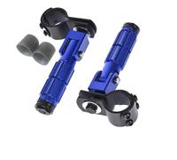 Pedales universales for motocicleta de 22-27 mm/30-35 mm Reposapiés plegado Compatible con Yamaha Compatible con Suzuki Compatible con BMW(Big Blue)