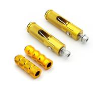 Pedales Universales Motocicleta Juego Pedales Estriberas Accesorios Reposapiés Plegables Reposapiés Estriberas(12)