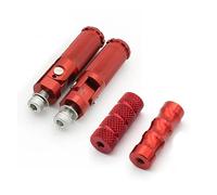 Pedales Universales para Motocicleta Bicicleta Juego De Pedales Traseros Pieza Aluminio CNC Reposapiés Plegables Reposapiés Estriberas(1)