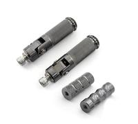 Pedales Universales para Motocicleta Bicicleta Juego De Pedales Traseros Pieza Aluminio CNC Reposapiés Plegables Reposapiés Estriberas(6)