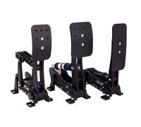 Pedales VNM V1 - Pedalera Load Cell 200 kg de Aluminio CNC 3 - Acelerador + Freno + Embrague / Sin Plataforma Heel Rest