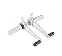 Pedalesn Motocicleta Accesorios Universales Para Motocicleta Reposapiés Reposapiés Pedales Accesorios Para Motocicleta Reposapiés(Silver)