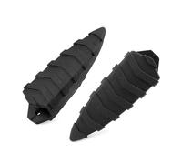 Pedalesn Motocicleta Cubierta De Clavija De Pie Para Reposapiés Delantero Para Ducati X Para Diavel 1200 1260 Accesorios De Motocicleta Almohadilla Protectora De Pedal Reposapiés(2pcs Black)