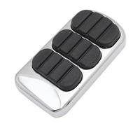Pedalesn Motocicleta Cubierta Pedal Freno Aluminio Para Motocicleta Para Suzuki Para Boulevard Para Intruso Para 1500LC 1998 1999 2000 2001 2002 2003 2004 Reposapiés(Chrome)