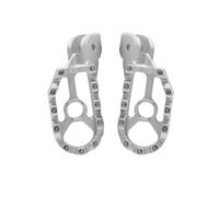 Pedalesn Motocicleta Para Ducati Para Scrambler Reposapiés Pedal De Aluminio Accesorios De Motocicleta Antideslizante Reposapiés Reposapiés(Silver)