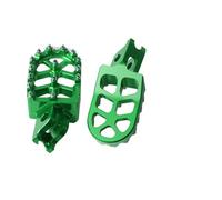 Pedalesn Motocicleta Para KAWASAKI Para KX250X Para KX250F Para KX450F Para KX450X 2019 2020 2021 2022 Reposapiés Anchos Para Motocicleta Pedales De Apoyo Reposapiés(Green)