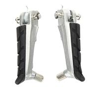 Pedalesn Motocicleta Pedal De Reposapiés Delantero De Motocicleta Clavijas De Pie Pedales Para Cb250 Para Cbr600F Para Cb600F Para Nc700 2007 2008 2009 2010 Reposapiés(Black)