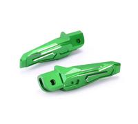 Pedalesn Motocicleta Pedal Extensor Reposapiés Delantero Y Trasero Motocicleta Para KAWASAKI Para Ninja 400 650 Para ZX25R Para ZX-6R Para ZX-10R Para Z400 Para ZX4RR Reposapiés(Front pedal green)