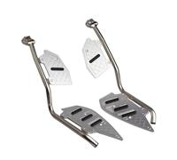Pedalesn Motocicleta Pedales De Clavijas De Pie Para Motocicleta Reposapiés Antideslizantes Para XMAX300 Para X-MAX 300 2023 Reposapiés(Silvery)