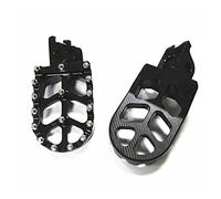 Pedalesn Motocicleta Pedales De Descanso Para Reposapiés De Motocicleta Para CRF250L Para CRF250M Para CR125 Para CRF150R Para CRF250RX Para CRF450R Para CRF450L Reposapiés(Black)