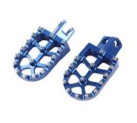 Pedalesn Motocicleta Pedales De Reposapiés Para Motocicleta Suzuki Para DRZ400S Para RM250Z Para RMX250 Para DRZ400SM 2000 2001 2002 2003 2004 Reposapiés(Blue)