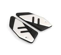 Pedalesn Motocicleta Placa De Motocicleta Antideslizante Reposapiés Para XMAX 125 250 300 400 2017 2018 2019 2020 2021 2022 2023 Reposapiés(Front - Silver)