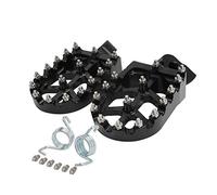 Pedalesn Motocicleta Reposapiés Anchos Para Motocicleta Pedales Reposapiés Agrandado Para Gas Para EC50 Para EC125 Para EC200 Para EC250 Para EC300 Para EC450 Para EC515 Reposapiés(Black)