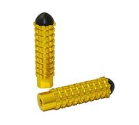 Pedalesn Motocicleta Reposapiés De Fijación Universal Para Motocicleta Pedales De Clavija Juegos Traseros De Carreras Para Kawasaki Reposapiés(Gold)