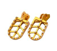 Pedalesn Motocicleta Reposapiés De Motocicleta Para Suzuki Para RMZ250 Para RMZ450 Para RMX450Z 2010 2011 2012 2013 2014 2015 2016 2017 Reposapiés(Gold)