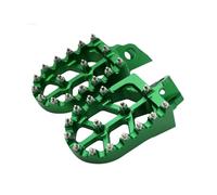 Pedalesn Motocicleta Reposapiés De Motocicleta Pedales Apoyo Pedales Anchos Para Kawasaki Para RM100 Para KLX140 2017 2018 2019 2020 2021 2022 2023 Reposapiés(Green)
