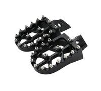 Pedalesn Motocicleta Reposapiés De Motocicleta Pedales Apoyo Pedales Anchos Para Kawasaki Para RM100 Para KLX140 2017 2018 2019 2020 2021 2022 2023 Reposapiés(Black)