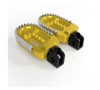 Pedalesn Motocicleta Reposapiés De Motocicleta Pedales Reposapiés Pedal De Apoyo Para XL600V Para Transalp Para XL600 Para RXRV650 Para XRV750 Para África Para Twin Reposapiés(Style 1 gold)