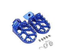 Pedalesn Motocicleta Reposapiés Para Motocicleta Pedales Reposapiés Para YZ65 Para YZ85 Para YZ125 Para YZ250 Para WR250F Para YZ250X Para YZ250FX Reposapiés(Blue)