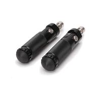 Pedalesn Motocicleta Reposapiés Plegables Para Motocicleta 2 Uds. Reposapiés Reposapiés Pedales De Descanso Traseros Reposapiés(Black)