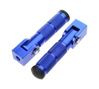 Pedalesn Motocicleta Reposapiés Plegables Para Motocicleta Reposapiés Delantero Y Trasero Accesorios Universales Para Motocicleta 1 Par Reposapiés(Blue)