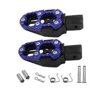 Pedalesn Motocicleta Reposapiés Traseros Universales Para Motocicleta 1 Par Clavijas Para Reposapiés Pedal Accesorios Para Motocicletas Reposapiés(Blue)