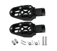 Pedalesn Motocicleta Reposapiés Traseros Universales Para Motocicleta 1 Par Clavijas Para Reposapiés Pedal Accesorios Para Motocicletas Reposapiés(Black)