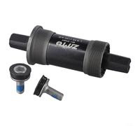 Pedalier de bicicleta de metal con manivela de orificio cuadrado, 68 mm, rodamiento sellado, 1,37 x 24T, rosca 118-127,5 mm, longitud, adecuado para componentes de bicicleta de carretera y montaña