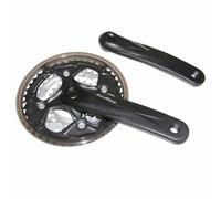 SunRace Juego de bielas FCM500 42/34/24T 7/8 velocidades 170 mm con cubrecadena Multicolor