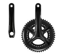 Shimano - FC-RS520 Crankset 2 x 12-Speed 50-34Z Black, Ciclismo Unisex-Adulto, Colour, Size -