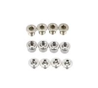 Pedalier Intravis Stronglight VTT triple inox (juego de 4) - tornillos y chimene