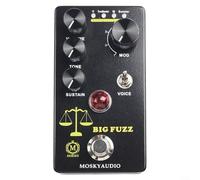Pedaliera Chitarra, Basado en Electro-Harmonix Big Muff PI Circuit, Moskyaudio Big FUZZ Metal Pedal de efectos de guitarra, DC 9V para bajo eléctrico