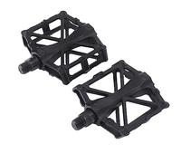 Pedals de bicicleta de 1 par de bicicletas Pedal de plataforma de bicicleta de aleación de aluminio negro para la bicicleta de montaña