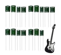 Pedazo de condensadores especiales-16 piezas de electrónica de guitarra eléctrica de alta resistencia, 3,2 x 0,8 cm Condensador de tono de guitarra - condensador de tonos guitarras con 4 tonos